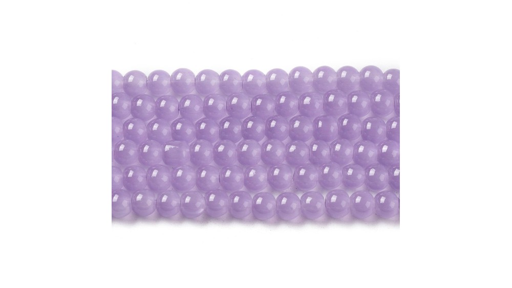 perle mauve lisse