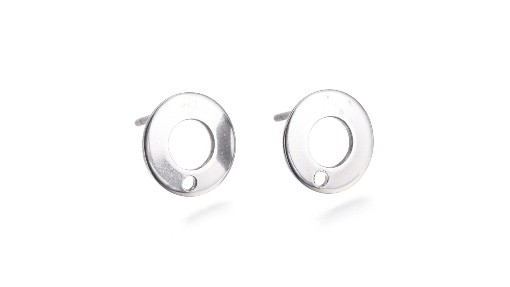 copy of Puces d'oreille en acétate violette x paire