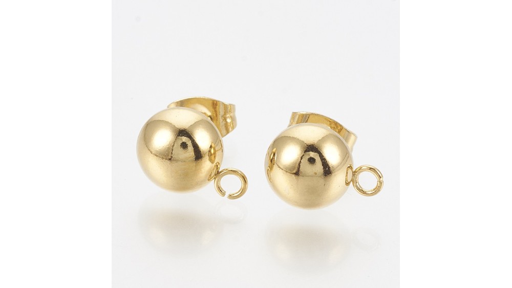 copy of Puces d'oreille en acétate violette x paire