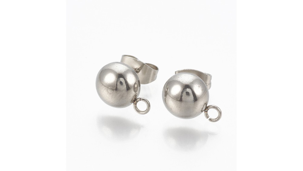 copy of Puces d'oreille en acétate violette x paire