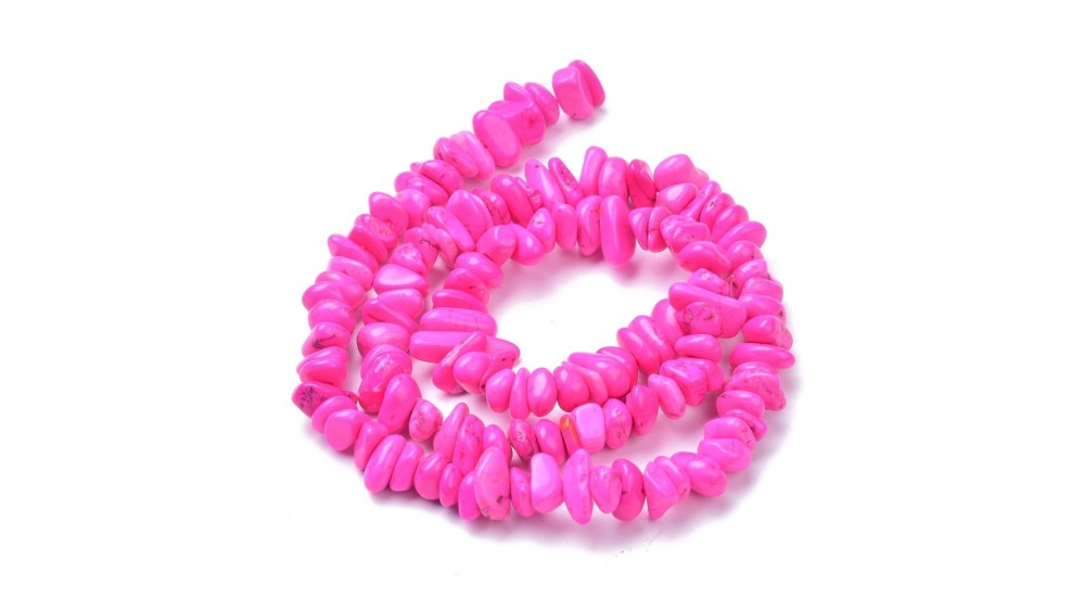 Perles puces fuchsia