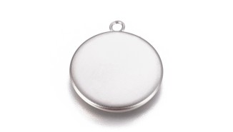pendentif acier 14mm
