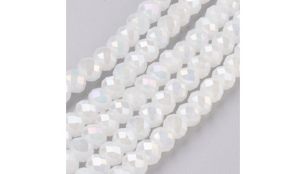copy of 50 Perles abaques à facettes 8x6mm bleu opale