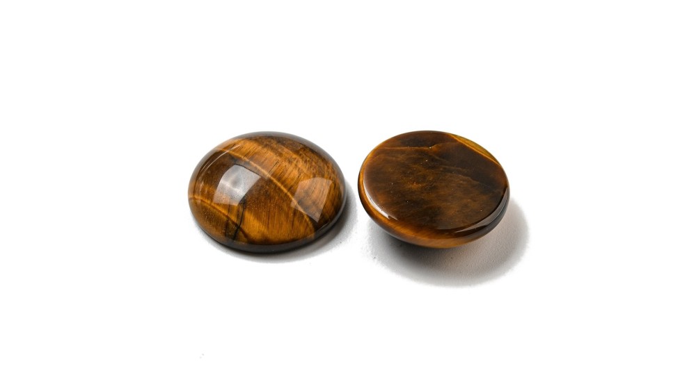 cabochon 20mm œil de tigre