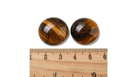 cabochon 20mm œil de tigre