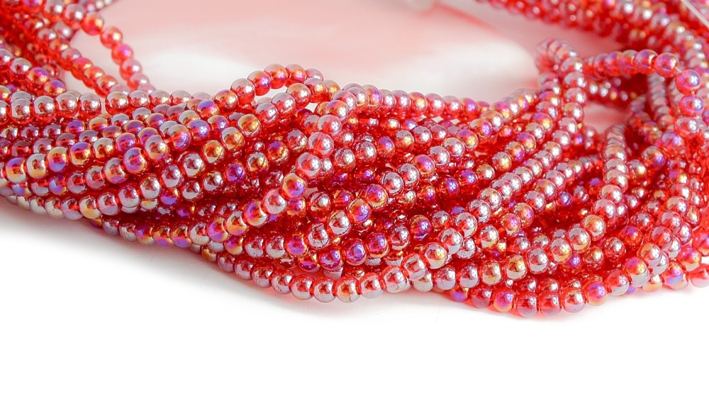 copy of Perles  toupies à facettes 3x2.5mm rose AB toupie verre 2mm perle à facettes roses