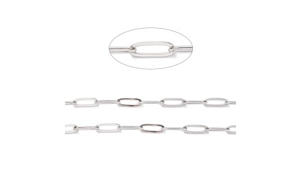 chaîne acier maille trombone
