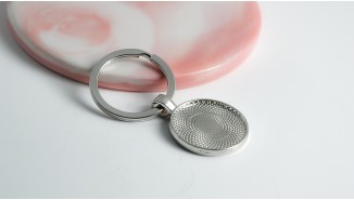 porte cles support cabochon