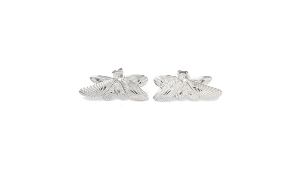 copy of Puces ailes de papillons en acier inoxydable 304