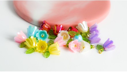 pendentif fleur