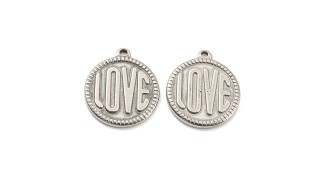 pendentif love acier