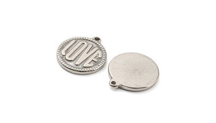 médaille acier love