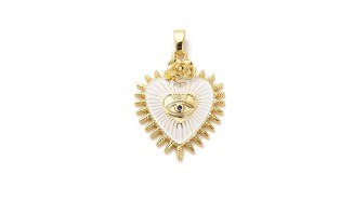 copy of Pendentif rond médaille serpent Kundalini et phases lunaires