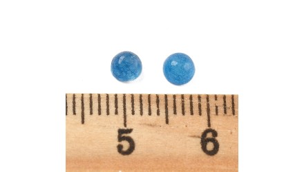 cabochon jade bleu