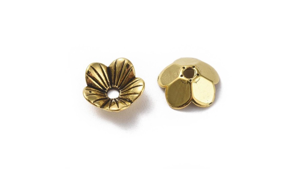 coupelle fleur or