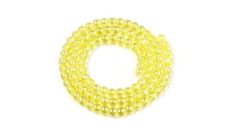 perle jaune 4mm