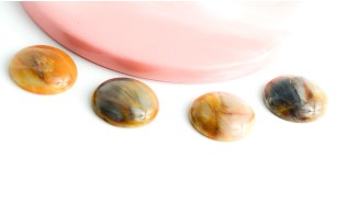 copy of Cabochon 12mm agate indienne naturelle