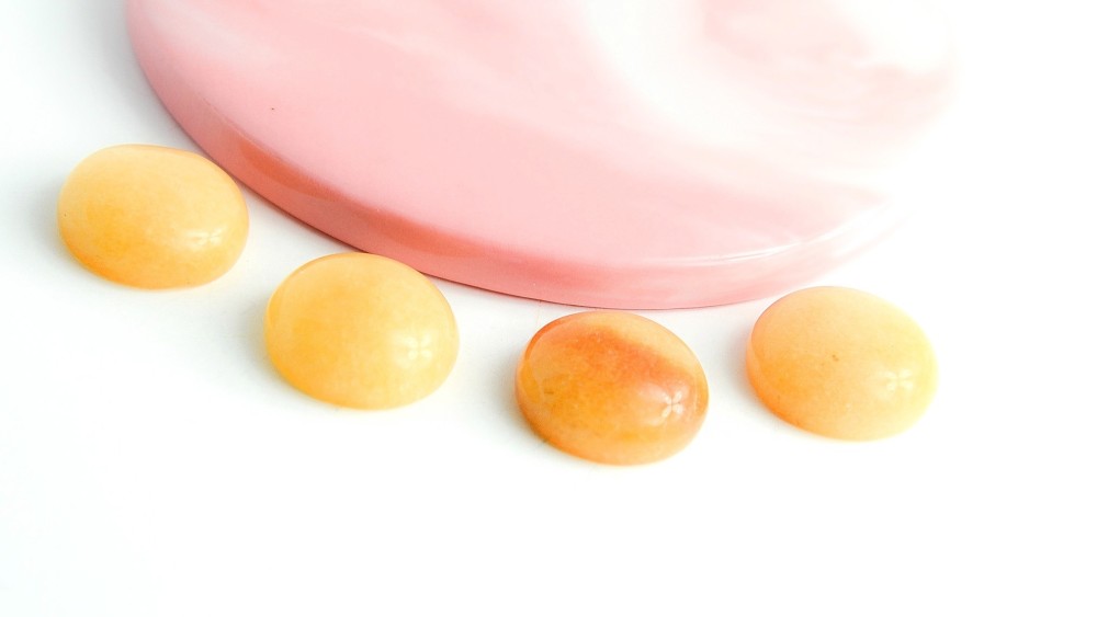 cabochon aventurine jaune