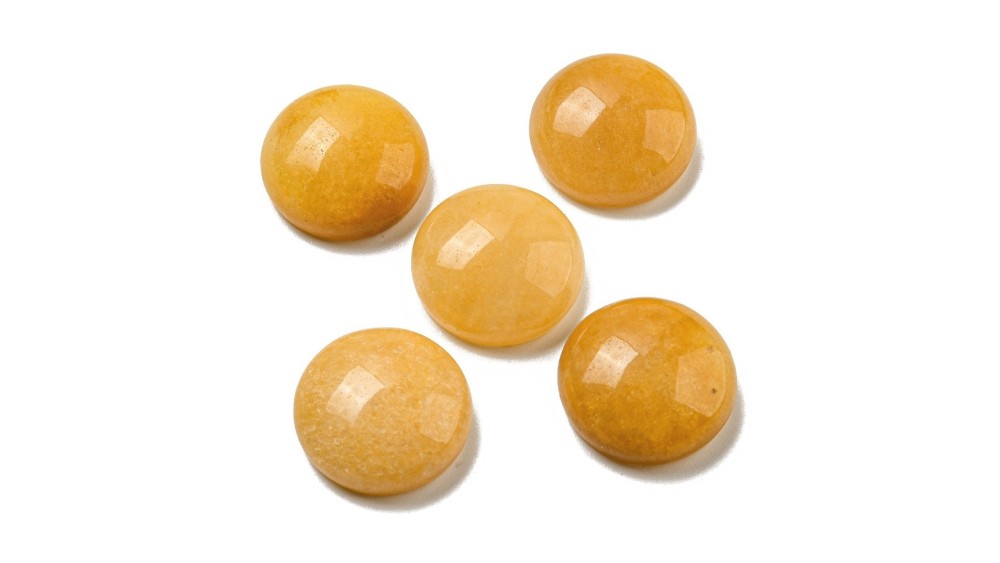 cabochon aventurine jaune