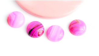 copy of Cabochon 12mm agate indienne naturelle
