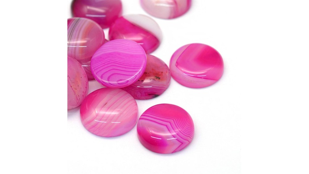 copy of Cabochon 12mm agate indienne naturelle