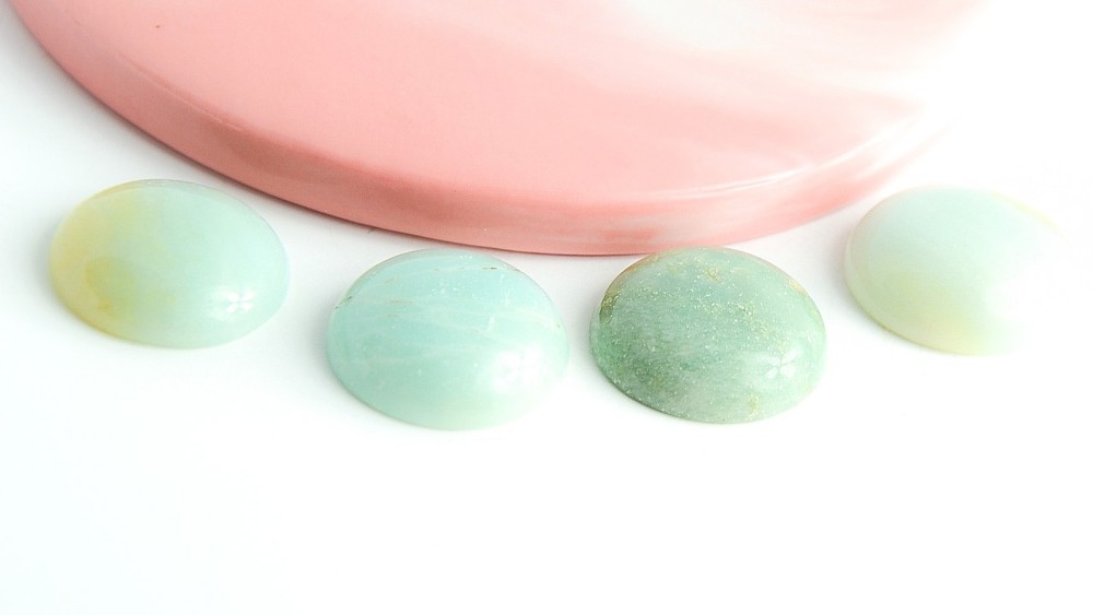 copy of Cabochon 12mm agate indienne naturelle