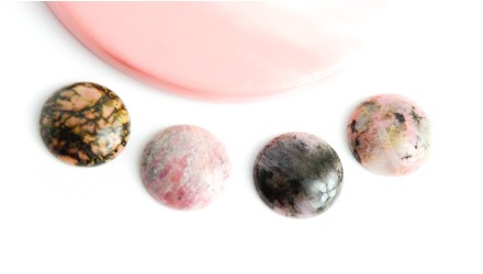 copy of Cabochon 12mm agate indienne naturelle