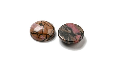 cabochon rhodonite