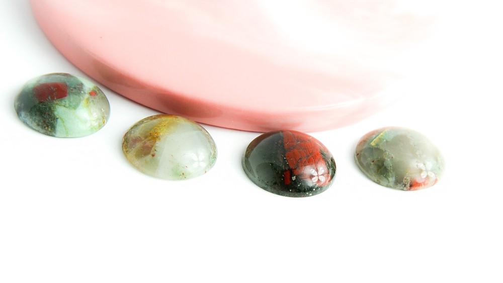 copy of Cabochon 12mm agate indienne naturelle