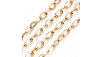 chaîne acier 18k