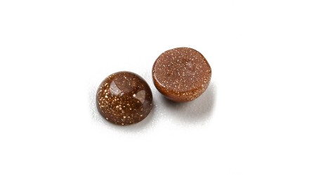 cabochon goldstone
