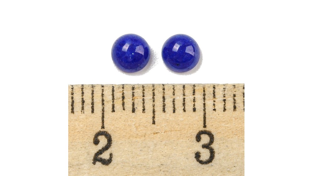 jade naturel  teinté bleu marine 4mm