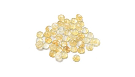 cabochon 4mm gold