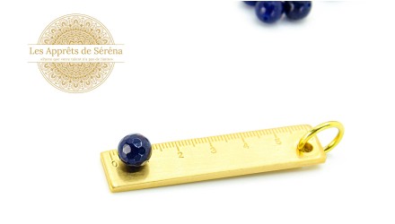copy of Perles à facettes 10mm agate naturelle teintée bleue