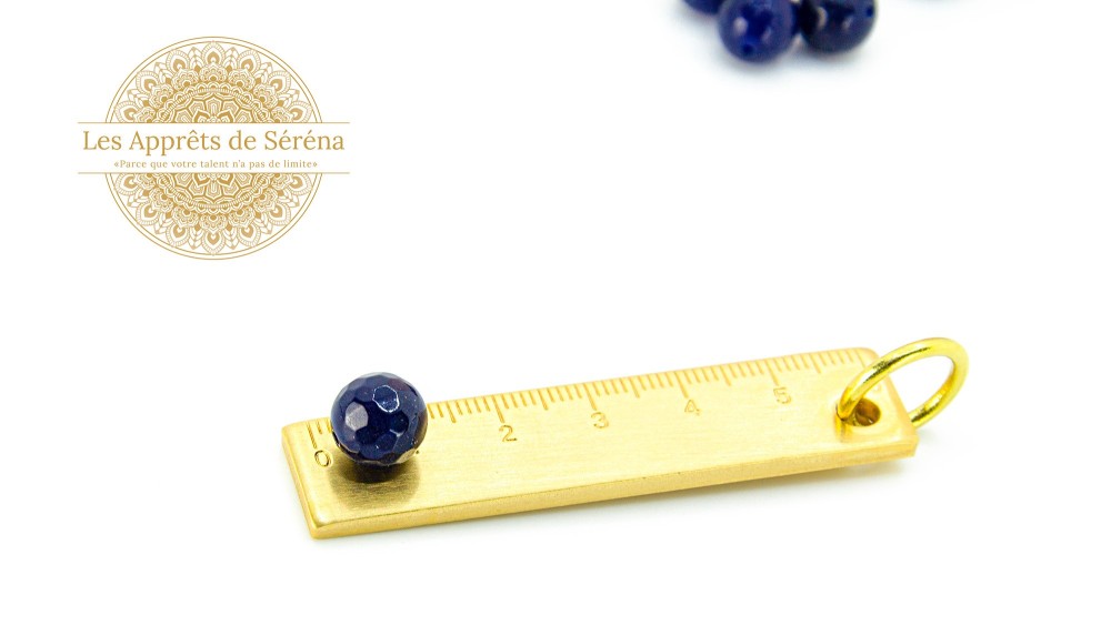copy of Perles à facettes 10mm agate naturelle teintée bleue