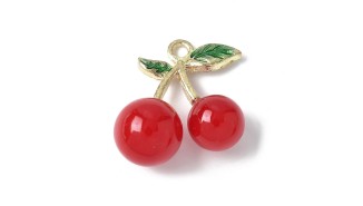 pendentif cerise