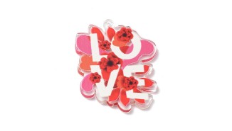 Pendentif LOVE pour porte clés