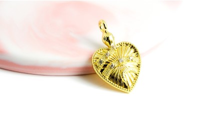 coeur serpent 18k