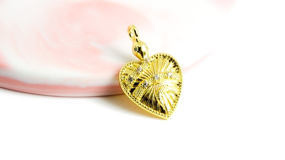 coeur serpent 18k