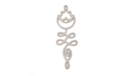 copy of Pendentif unalome en acier 304 argent
