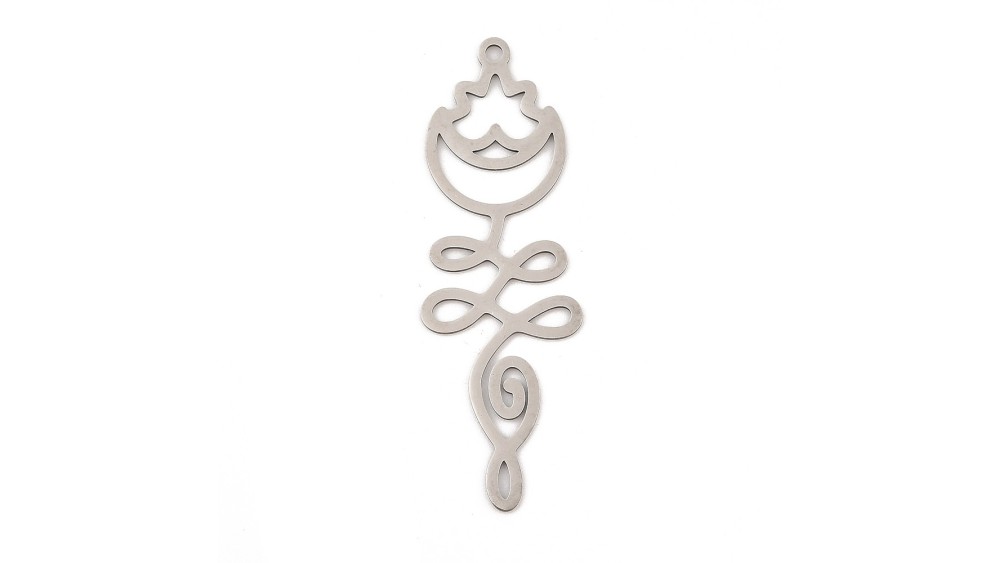 copy of Pendentif unalome en acier 304 argent