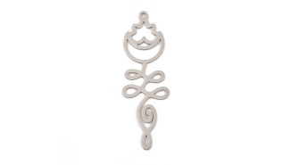 copy of Pendentif unalome en acier 304 argent