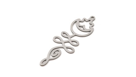 copy of Pendentif unalome en acier 304 argent