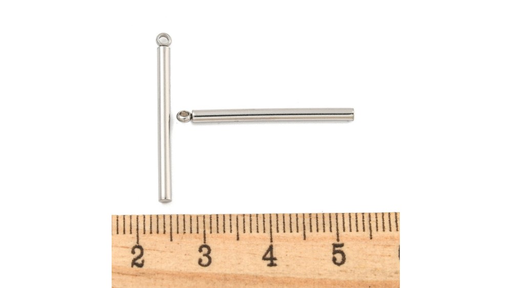 pendentif barre argent