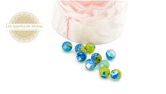 agate aqua lime