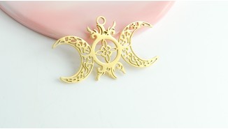 pendentif triple lune