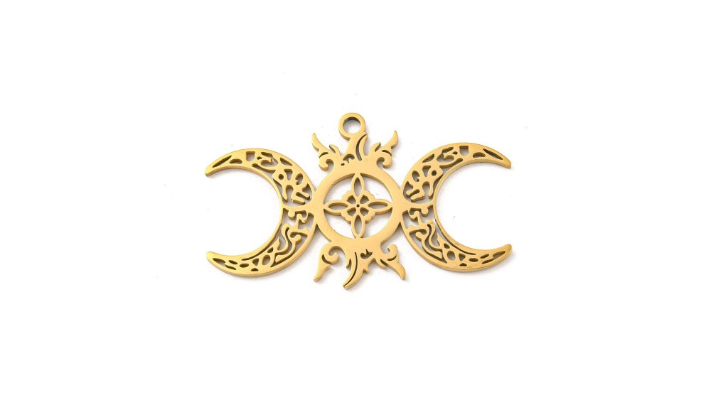 pendentif triple lune