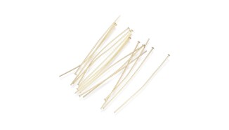 Clous tête plate 50mm en acier 304 doré 18K par lot de de 50