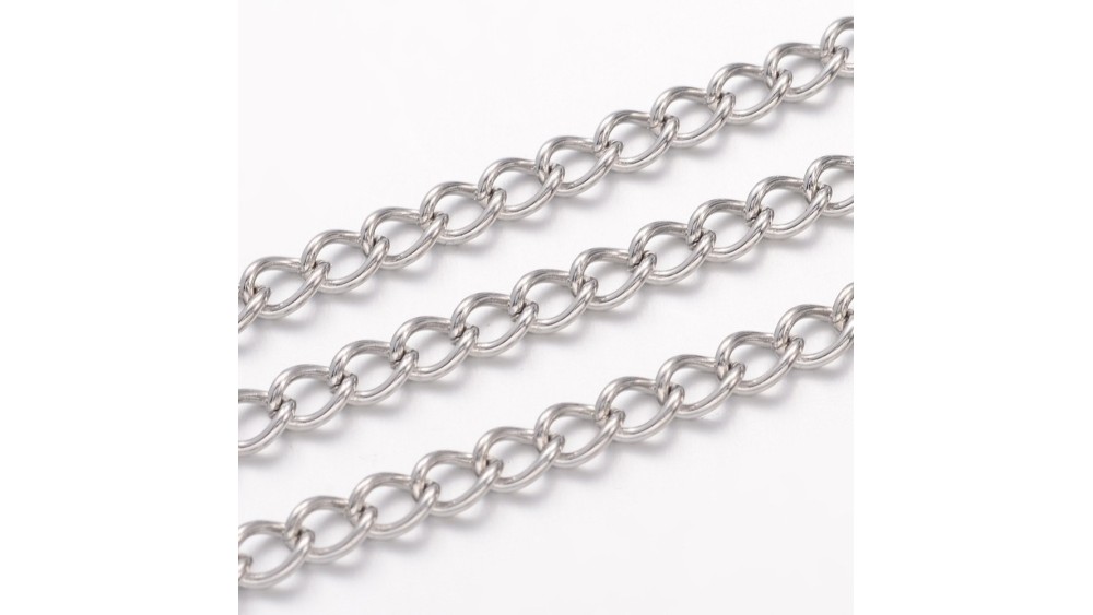 copy of Chaîne acier 304 maille gourmette 3x2mm