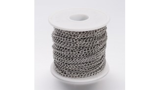 copy of Chaîne acier 304 maille gourmette 3x2mm